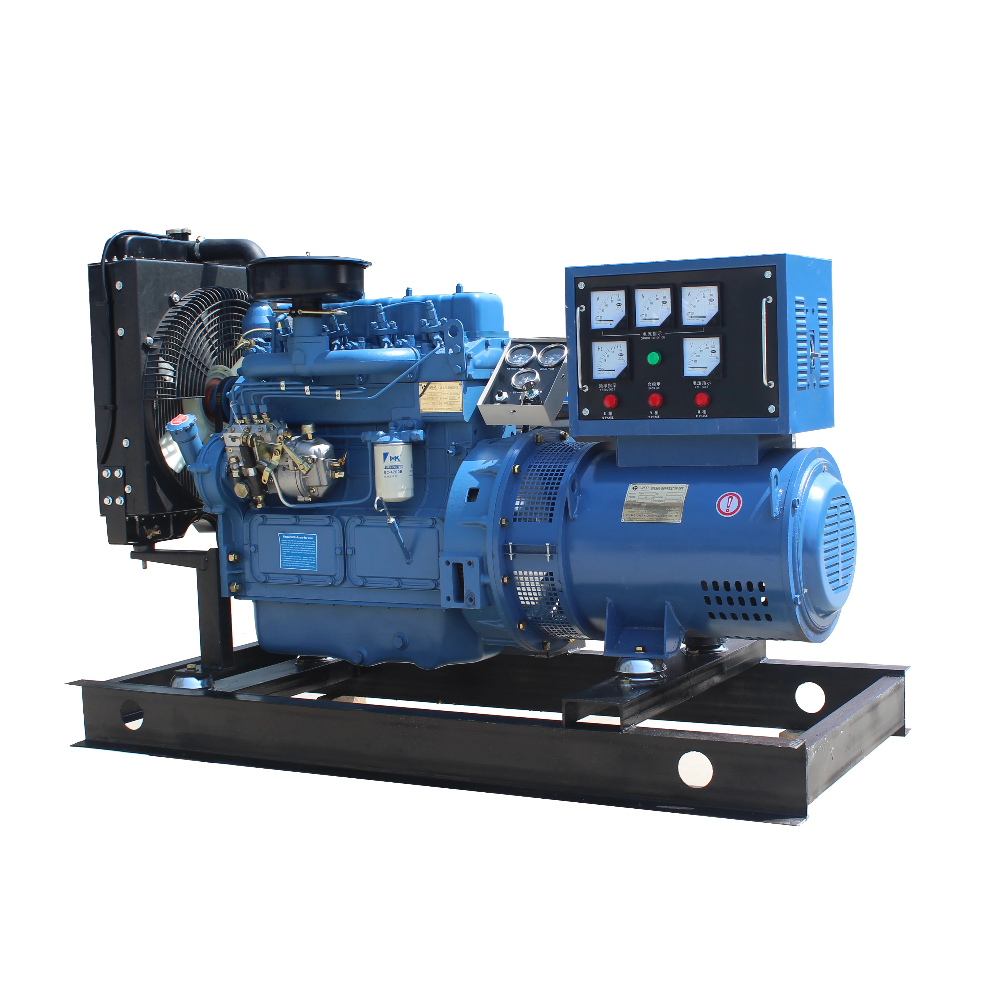 24 кВт 30 кВА открытый дизельный генератор с водяным охлаждением WP24GF - купить по
