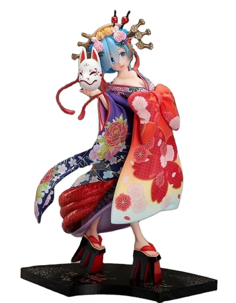 

Re:Life in a Different World from Zero Rem Kimono Oiran Ver. Girl Action Figure Model Toys