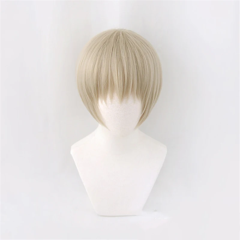 

Мужской короткий Рождественский парик Toge Inumaki для косплея ююютсу кайсена, парики для косплея аниме, термостойкие синтетические парики + шапочка для парика