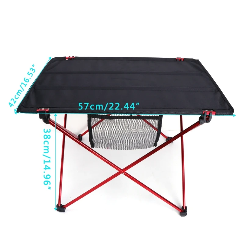 

Outdoor Folding Ultra-light Aluminum Alloy Portable Camping Picnic Table