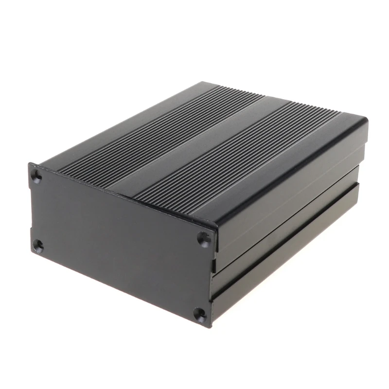 

Black 100x76x35mm Corrosion Resistant Aluminum Split Body Aluminum Box Enclosure Case Project Electronic DIY G88B