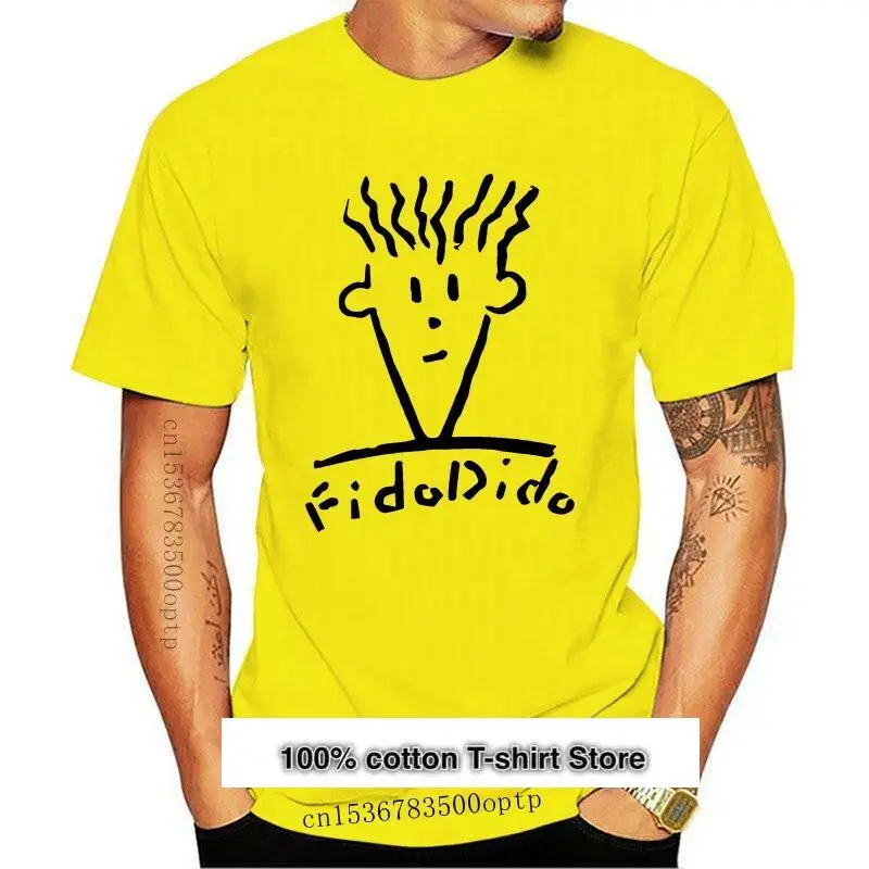 

Camiseta de манга corta para hombre y mujer, camiseta унисекс с Карой де Fido