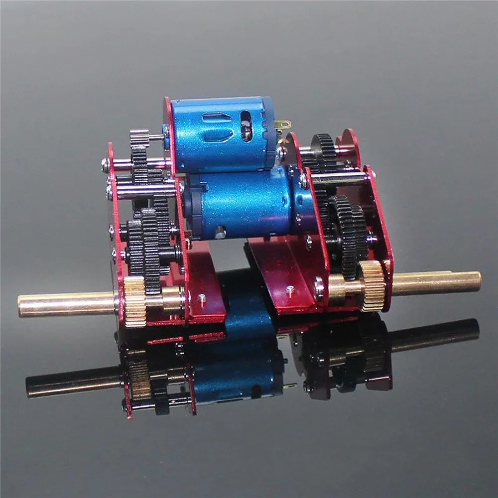 Bevel Bearing Drive коробка передач с мощным двигателем для 1/16 HENGLONG Tank Tiger I svit T34 Тип 99 Leopard