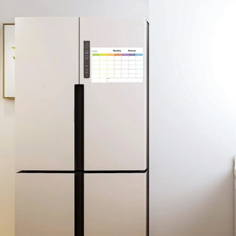 

Fridge Sticker Fridge Whiteboard Set Magnetic Calendar For Refrigerator Kitchen Fridge Wall Stickers Art For Home Decoration