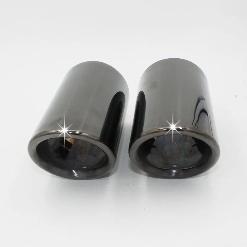 

Suitable for Volkswagen Golf 6 Mk6 Special Modification Golf 7 Mk7 Steel Tail Throat Titanium Black Exhaust Pipe