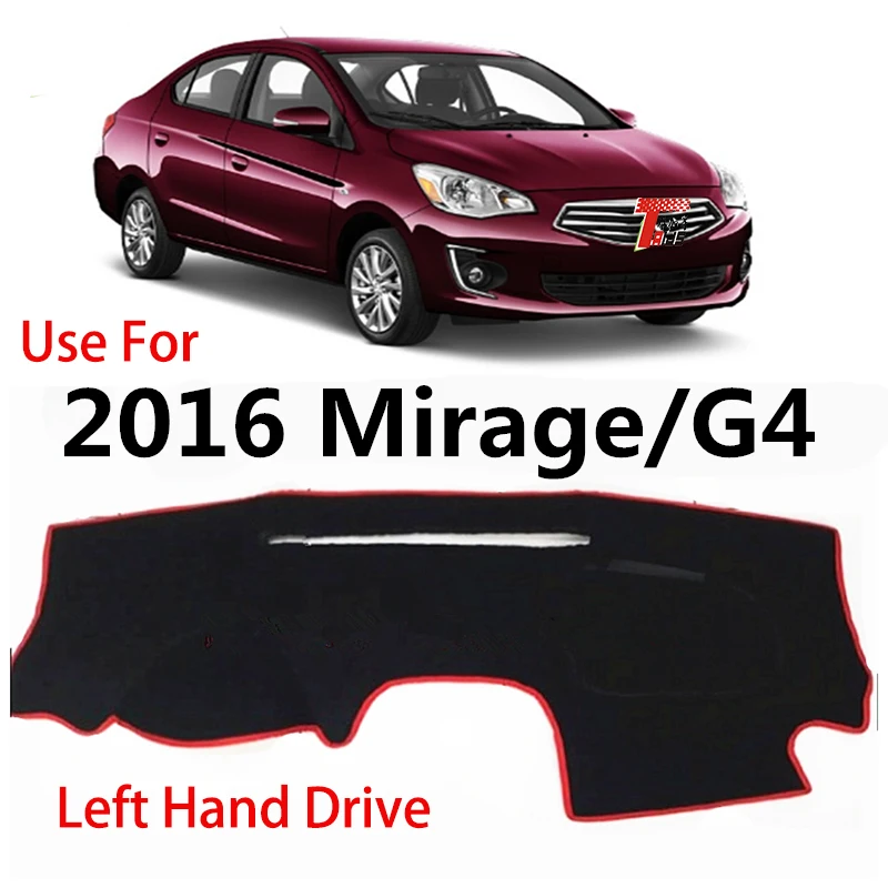 

TAIJS Factory Anti Dust Car Dashboard Cover Mat Fit Accessories for Mitsubishi Mirage/G4 2016 Left Hand Drive