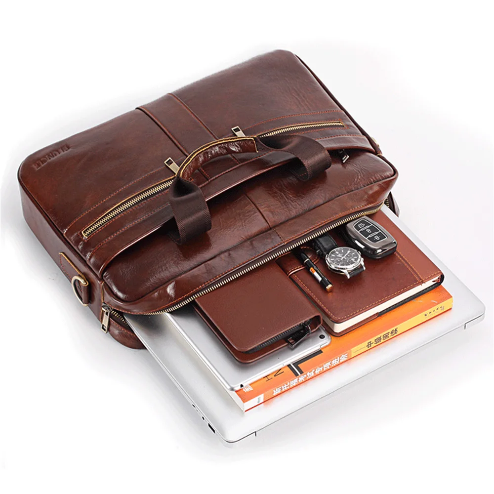 Мужская сумка из натуральной кожи мужской портфель мужская для ноутбука