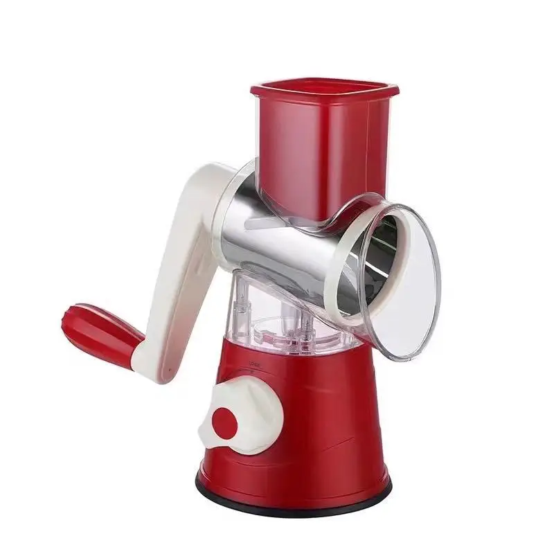 

3 In 1 Manual Vegetable Cutter Slicer Multifunctional Round Mandoline Slicer Potato Cheese Kitchen Gadgets Kitchen Accessories