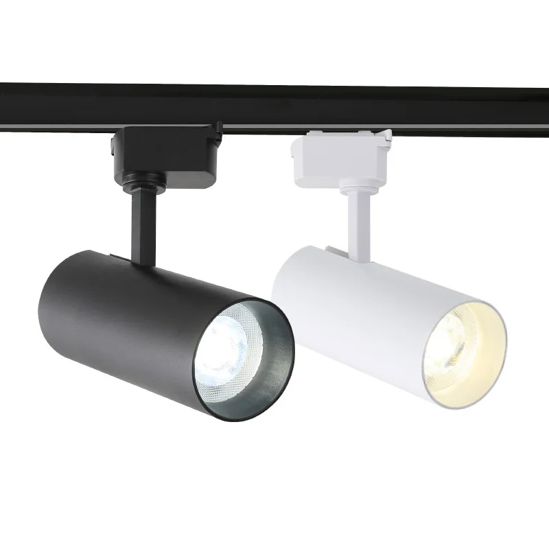 

LED COB Spotlight Track Lights Aluminum Spotlights 360° rotating Nordic Style Track Ceiling Line Type Shop Gallery Lighting Eff