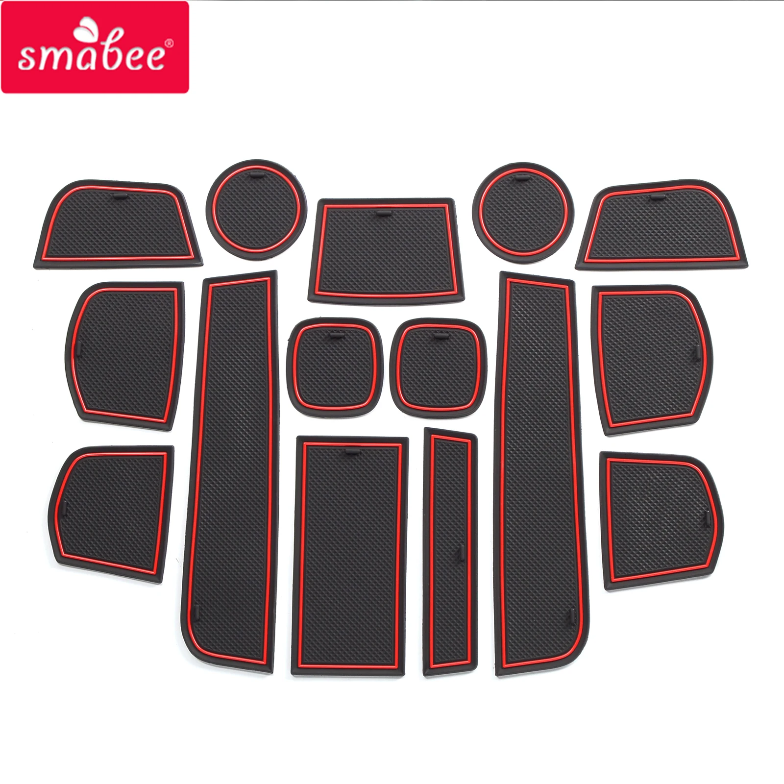 

Smabee анти-скольжения затворный слот подставка под кружку, для BMW 2 Series Coupe только 2020 2021 салона резиновые 15 шт. подлокотник дверная Накладка акс...