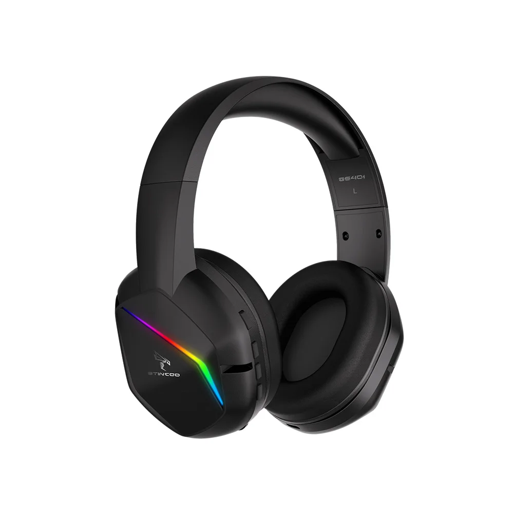 

With Microphone 2.4G Wireless For PC LED Lighting Surround Sound 3.5mm Gaming Headphone Gift Noise Canceling Lightweight Headset