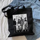 Женская Холщовая Сумка для покупок, японская женская Хлопковая сумка на плечо в стиле аниме, Нана, Женская эко-сумка, многоразовая сумка для покупок
