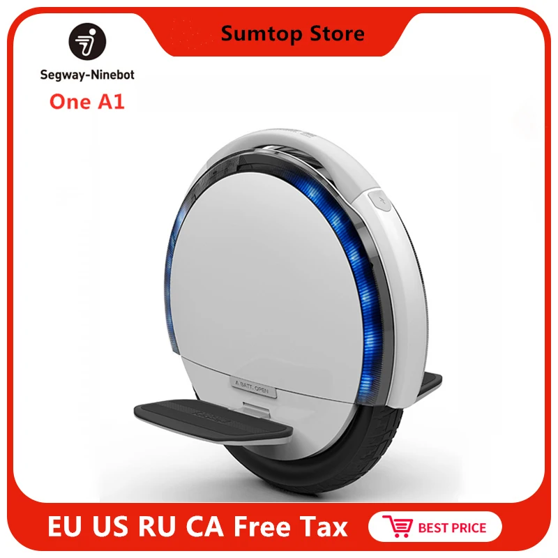 Ninebot Segway one A1 Одноколесный скутер Одноколесный Электрический самобалансирующийся EUC monowheel Ховерборд скейтборд