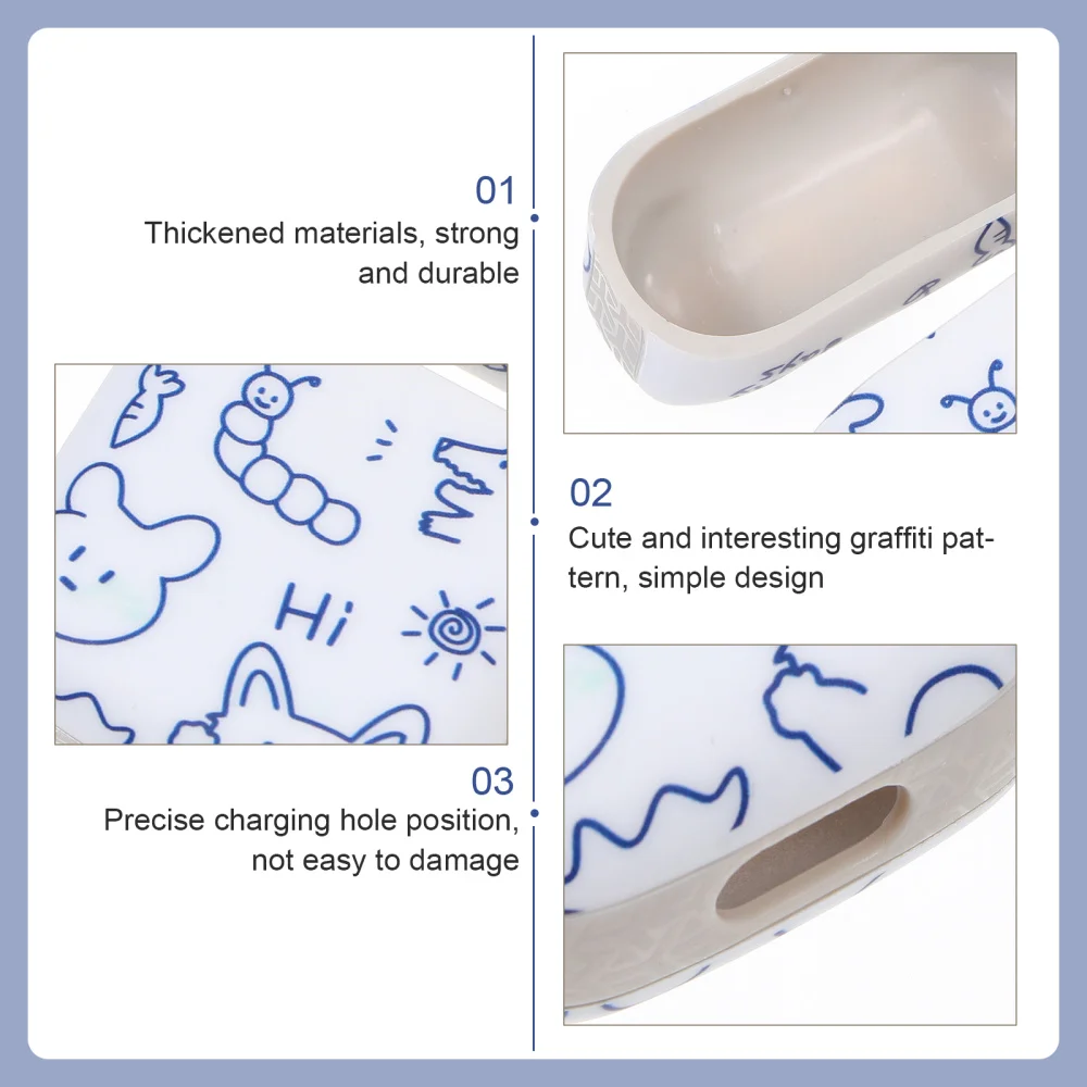 

Wireless Headset Shell Chargeable Protective Case Compatible for Airpods 2/1