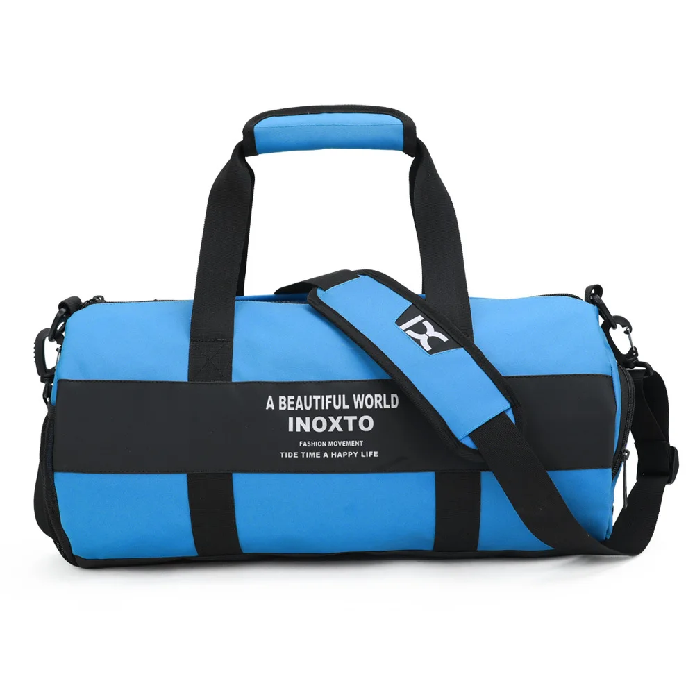 

Dry and wet separation travel bag Female hand luggage shoulder bag male duffel bag Large capacity fashion sports gym bag