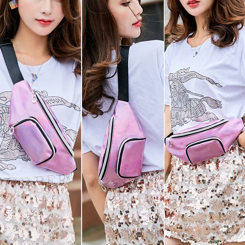 Женская сумка 2020 Новая модная Корейская диагональная лазерная для телефона