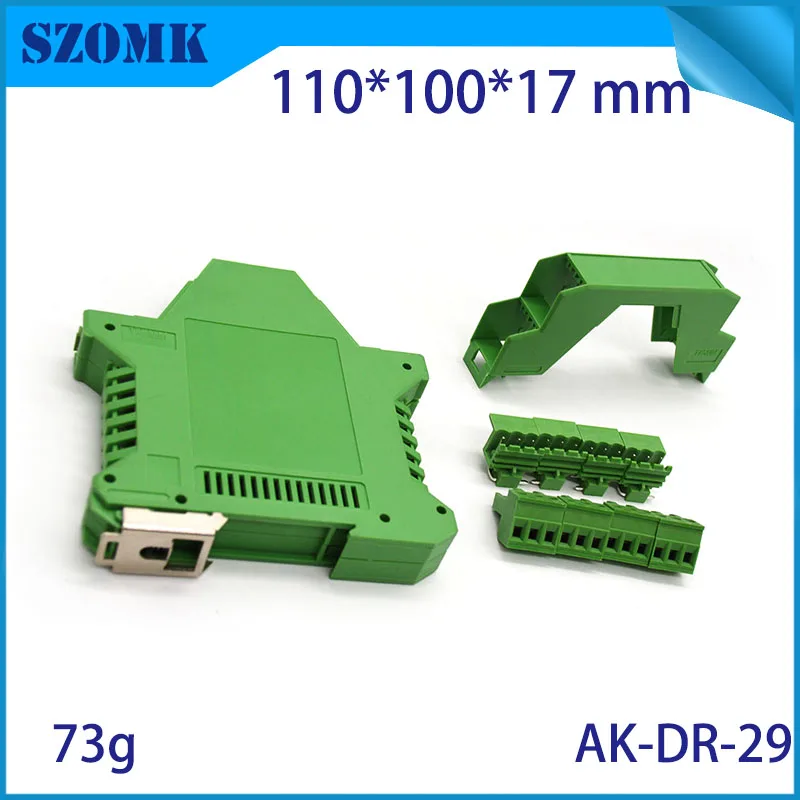 Электронный корпус Din рейка пластиковый соединительный из АБС пластика ПЛК|housing