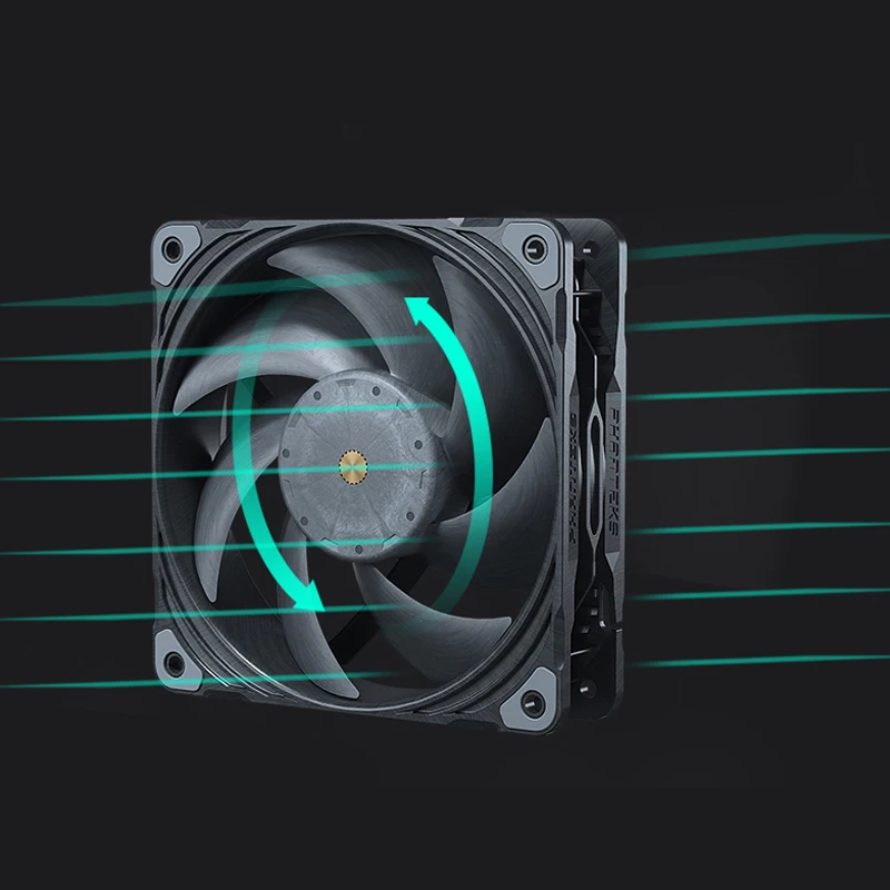 PHANTEKS T30 промышленный класс высокое давление 12 см PWM водяной вентилятор охлаждения