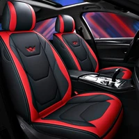 universal car seat cover pu leather car front seat covers accessories seat back cushion auto interior parts fit most cars