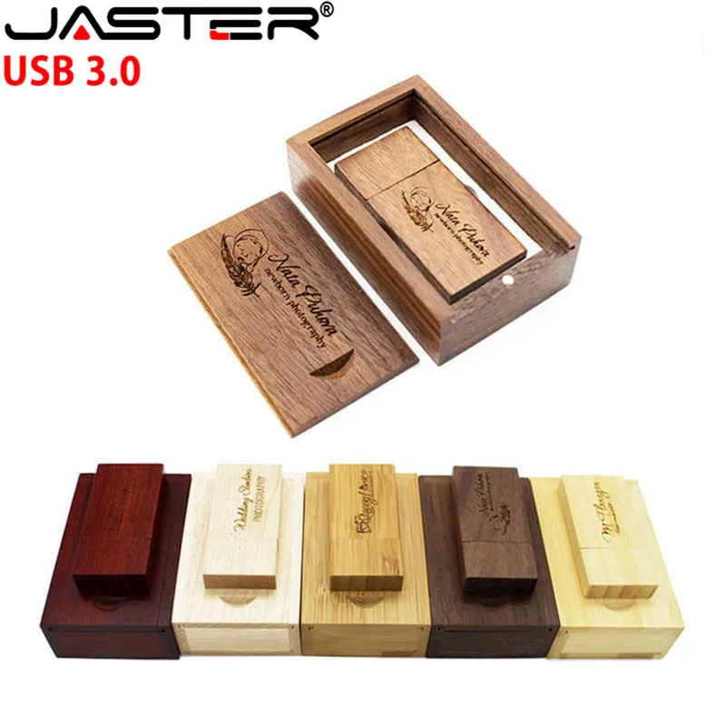 USB-флеш-накопитель деревянный с коробкой 4/8/16/32/64 ГБ | Компьютеры и офис