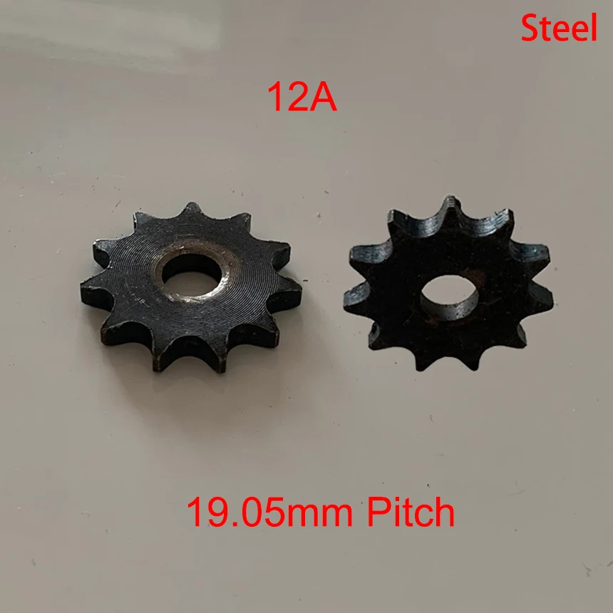 

12A 19 20 21 22 Tooth Pilot Bore 19.05mm Pitch Single Row Simplex Conveying Gathering Gear Chain Drive Sprocket Wheel Plate