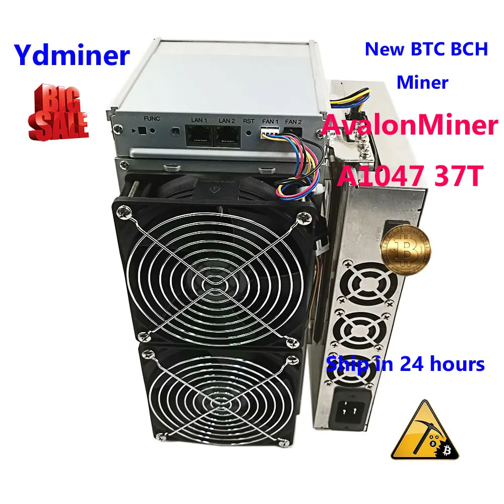 Avalon A1047 37t новый с блоком BTC BCH БИТКОЙН майнер асик в наличии лучше чем antminer s11 s15 t15 s9j