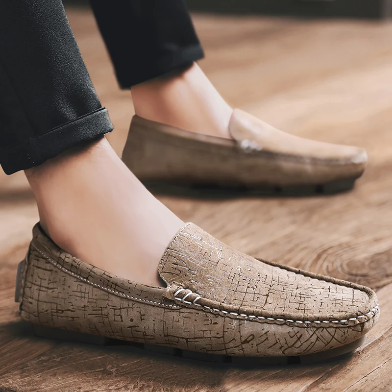 

Office Shoes Mens Pigskin Loafer Leather Slip on Men Dress Shoes Designer Business Wedding Formal Shoes Dress Loafers