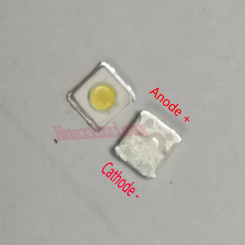 100 шт./лот SMD LED 3535 3 в 1 Вт 3537 100LM холодный белый для ТВ Подсветка | Лампы и освещение