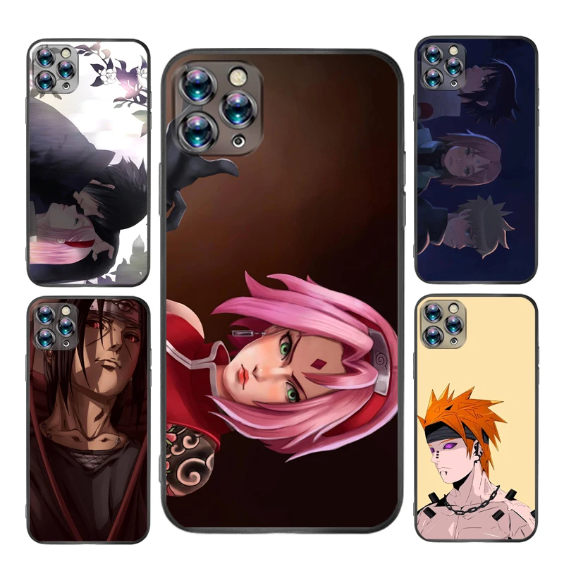 

Kakashi SasukeLY's NarutoLY's Phone Case For iPhone X XS XR MAX Phone Cove Cellphone Mobilephone Luxury Luxury Brand Kawaii