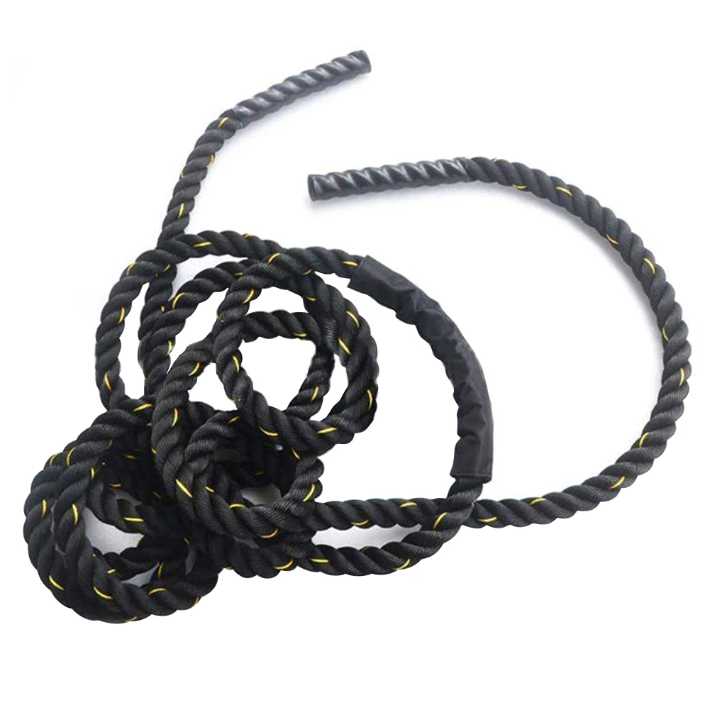Fitness Heavy Jump Rope Crossfit Weighted Battle Skipping Ropes Power Training Improve Strength Building Muscle | Спорт и