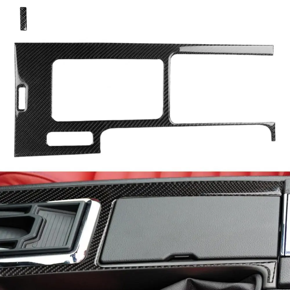 

Декоративная наклейка на панель переключения передач из углеродного волокна для Ford Mustang 09-13