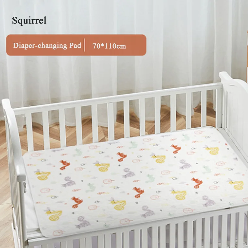 

Waterproof Baby Diaper Changing Pads Leak Proof Mat for Toddlers Baby Boys Girls Animal Patterns Portable Changing Pat 50*70cm