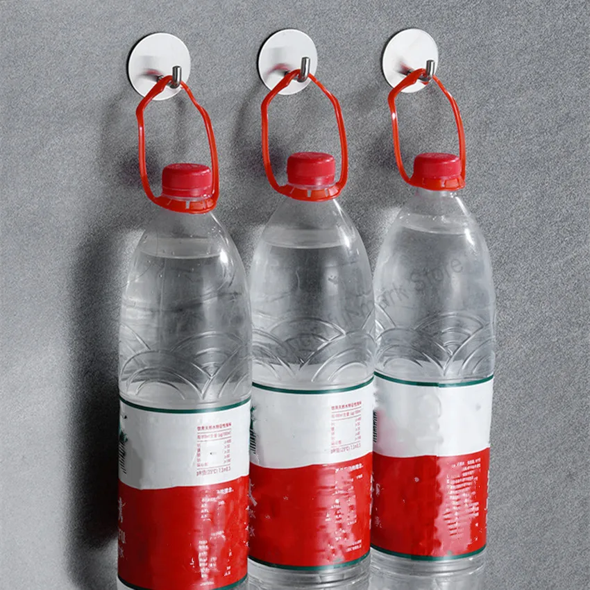 

304 Stainless Steel Self Adhesive Robe Hook Wall Hook Towel Hook for Bathroom Coat Hook Rustproof Hook Hanger Kitchen Hardware