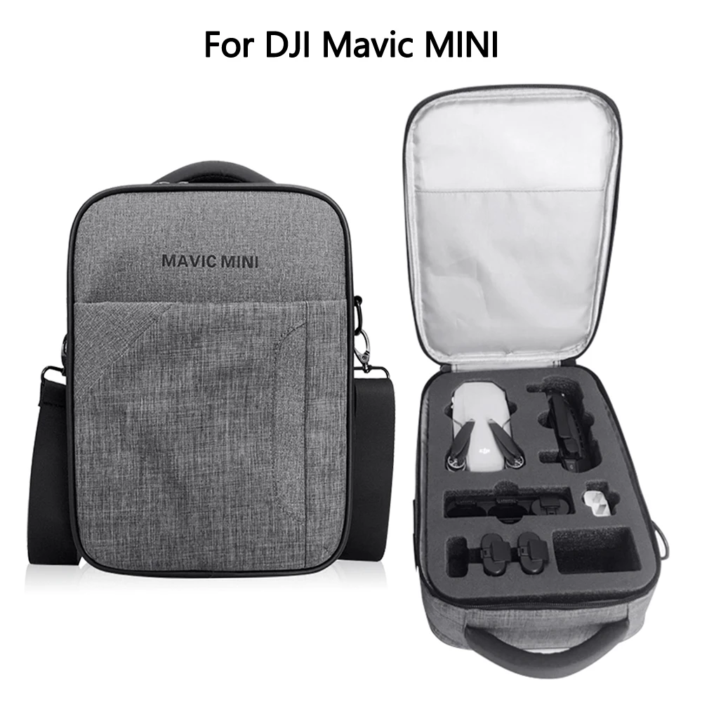 

Сумка на плечо для DJI Mavic Mini/Mini SE, сумка для хранения дрона, чехол для переноски, дорожный защитный рюкзак, сумка, аксессуары для дрона