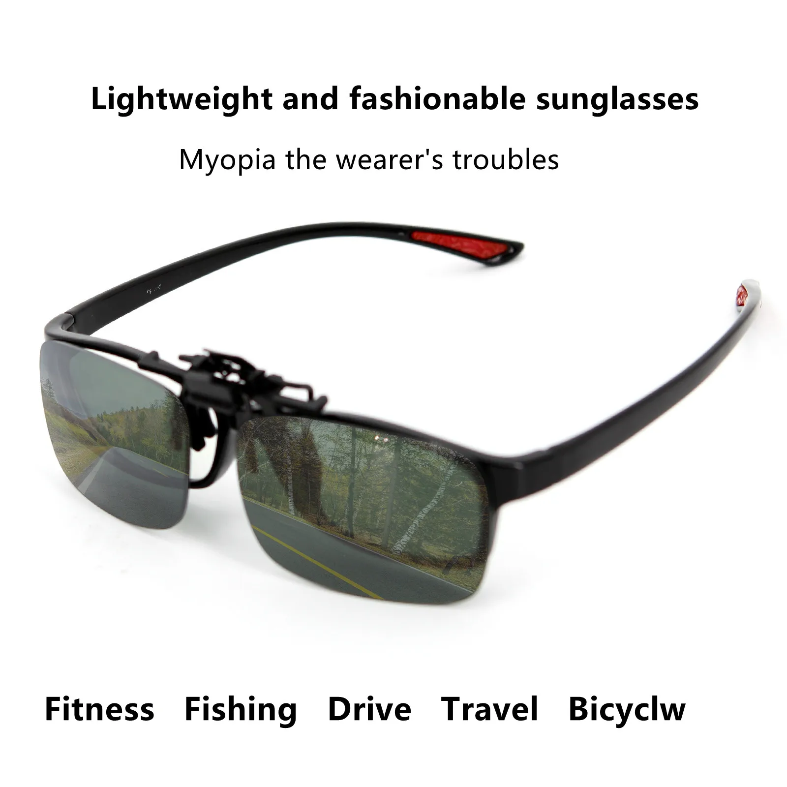 

Car Goggles Anti-UVA Sun Glasses Driving Night Vision Lens Clip On Sunglasses Unisex Day Riding Men Women Anti-glare