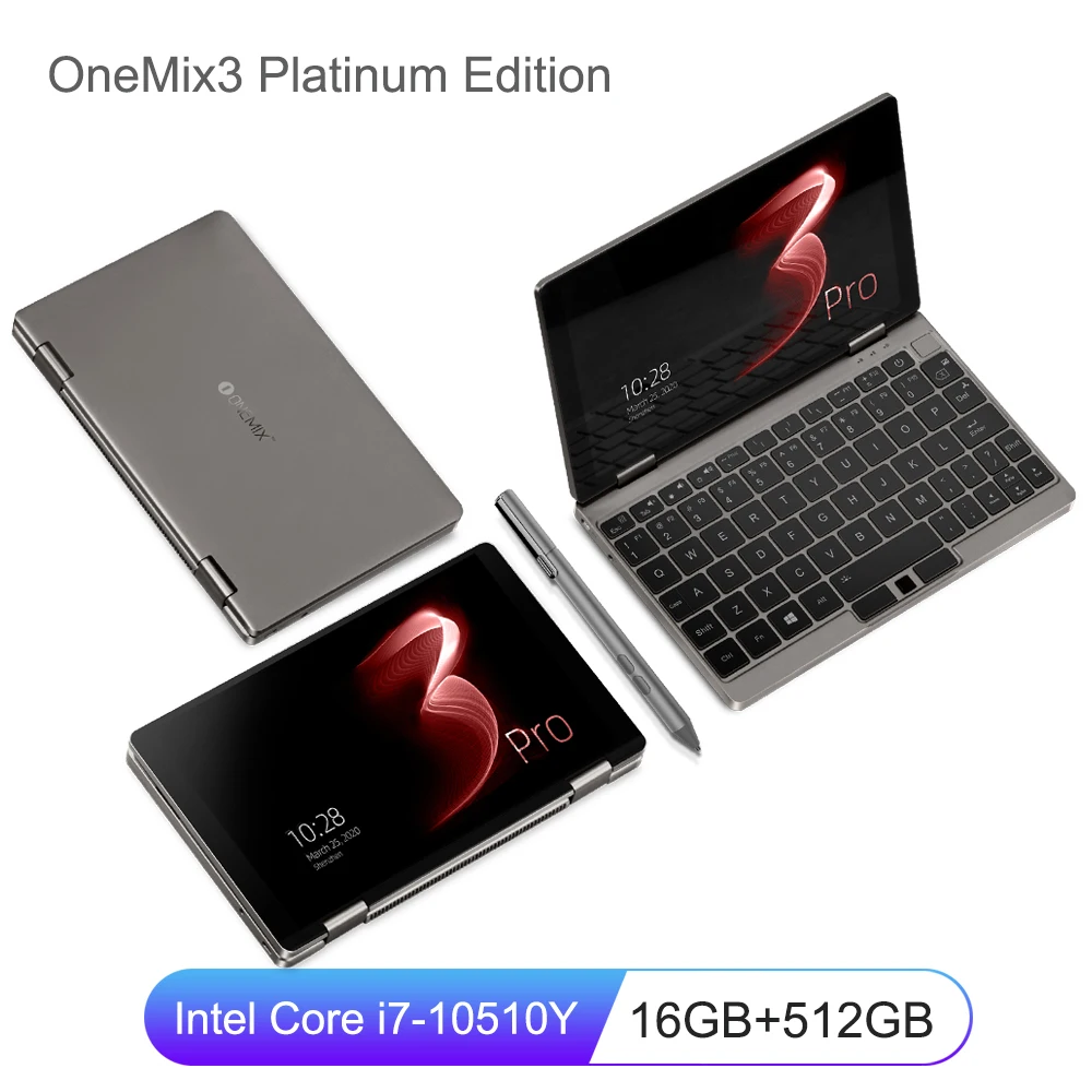 Ноутбук OneMix Platinum бизнес ноутбук 8 4 дюйма Intel Core на 16 Гб ОЗУ 512 SSD 2560*1600 FHD IPS ноутбуки