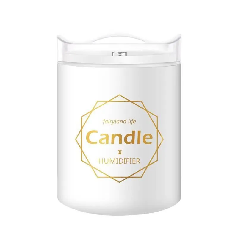 

300ML Ultrasonic Air Humidifier LED Candle Cool Mist Essential Oil Diffuser USB Aroma Lamp Car Purifier Fogger Mist Maker