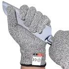 Многоцелевые порезостойкие перчатки пищевые кухонные режущие перчатки, уровень 5 Защита рук