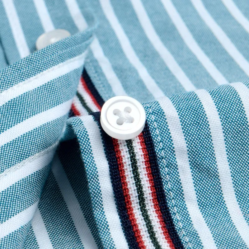 США Поло. Классическая полосатая Хлопковая женская рубашка Assn. С длинными