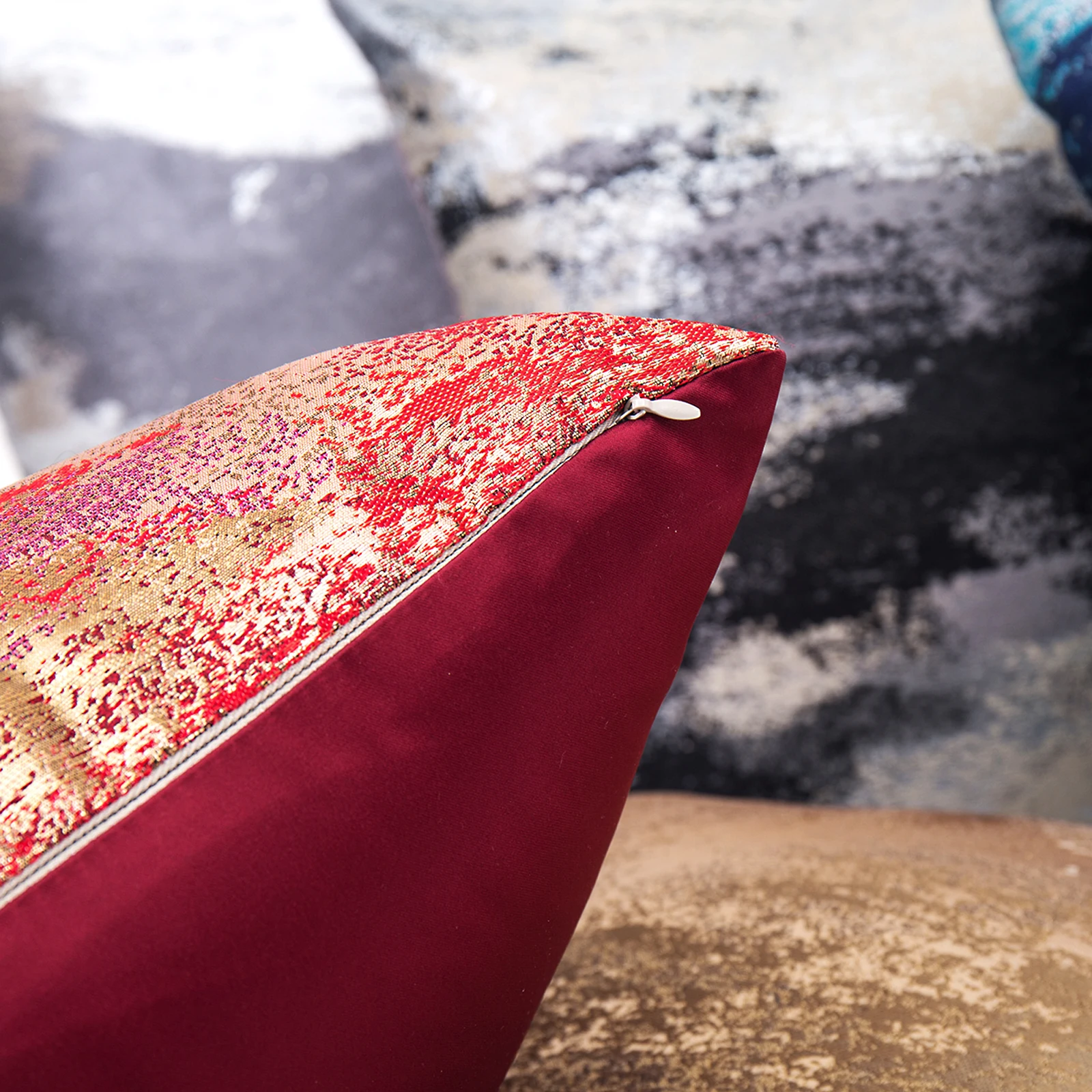 

Sofa Cushion Cover Creative Printed Throw Pillow Cover Luxury Cushion Case Decorative Pillowcase 45x45cm for Home Car Chair Seat