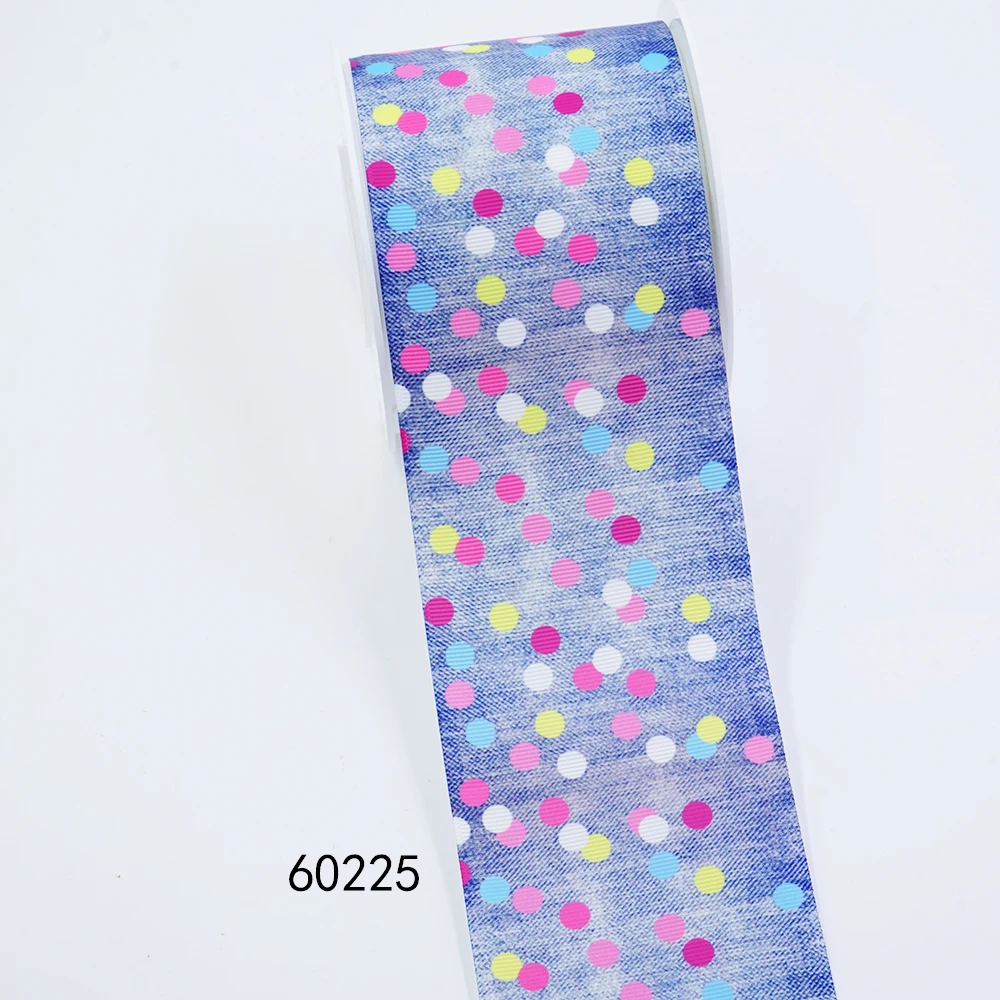Free shipping 50 yard 3 inch liston grosgrain 75mm printed ribbon cinta decorativa navidad | Дом и сад