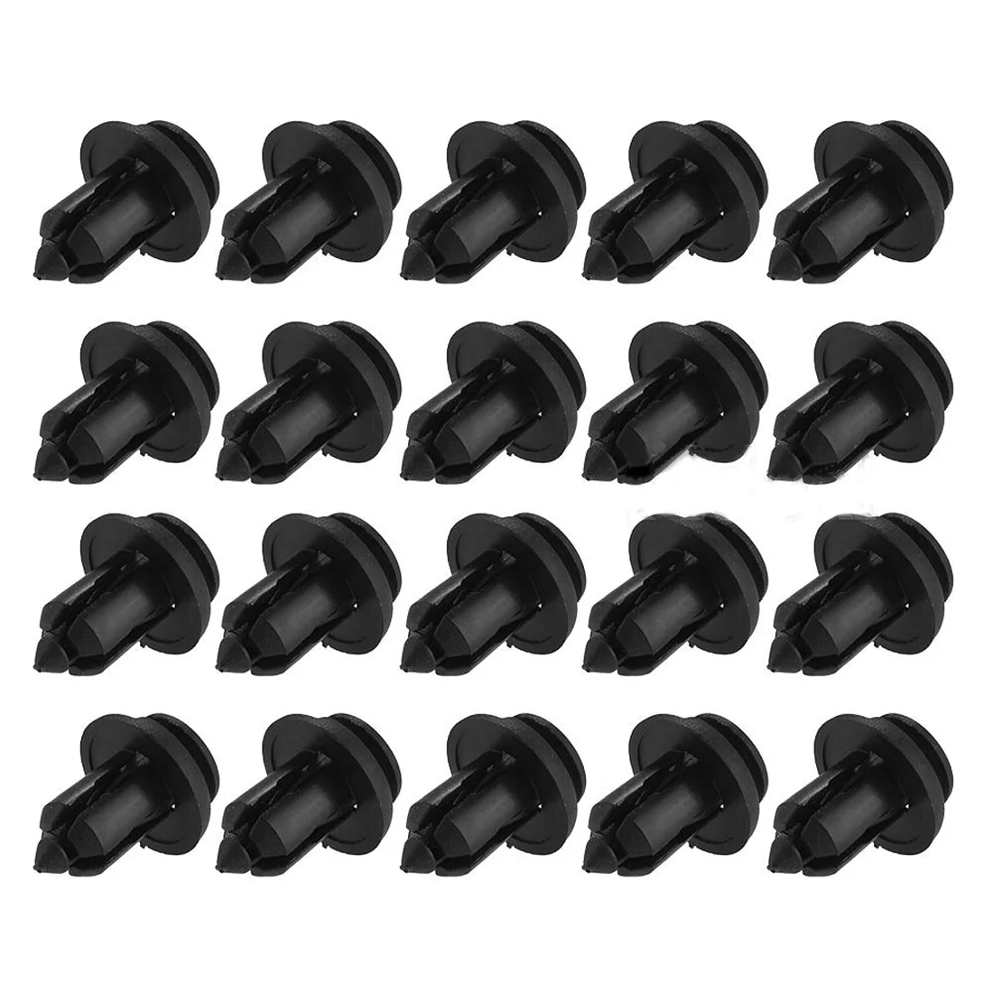 

20pcs Car Interior Door Trim Panel Push Retainer Clip Fastener Set for Honda Acura Dewtreetali Plastics Black