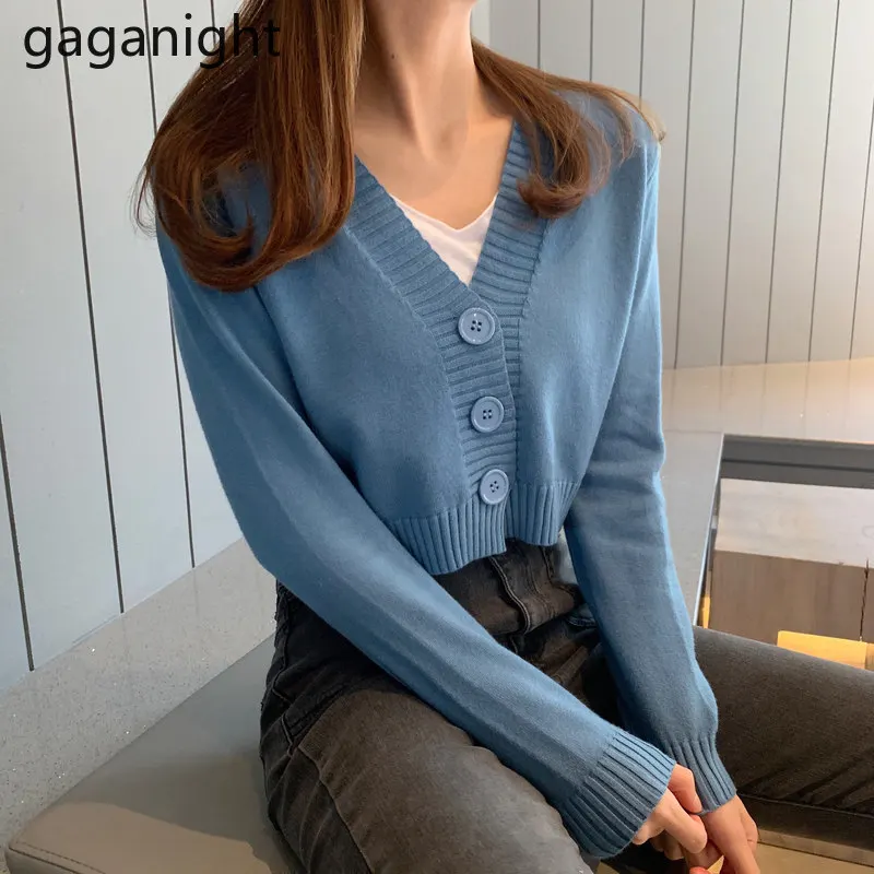 

Кардиган женский вязаный, укороченный, однотонный, на весну/осень