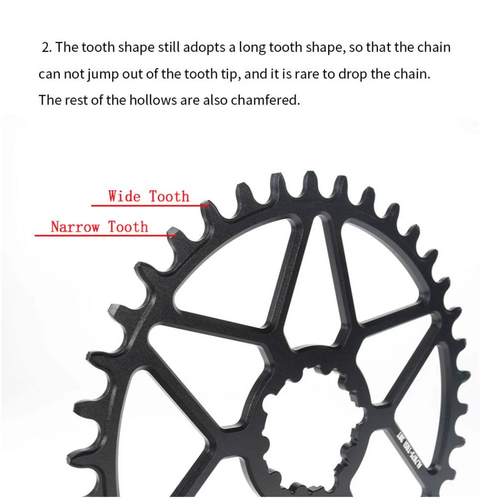 MTB GXP велосипедная Звездочка Узкие Широкие овальные круглые зубья для горного