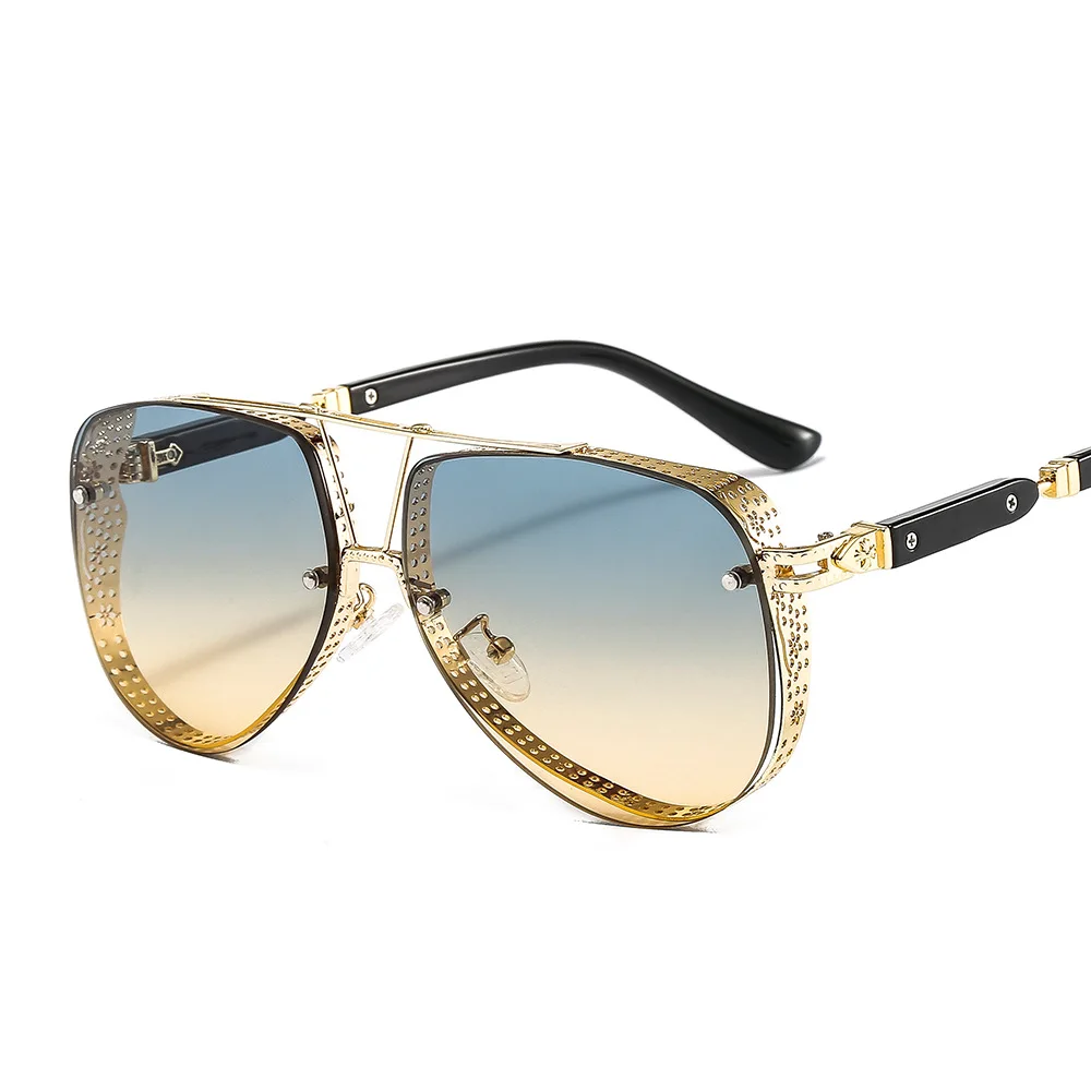 

Vazrobe Luxury Brand Sunglasses Male Women Aviation Oversized Sun Glasses for Men Ladies Shades Tint Gradient Anti Reflection