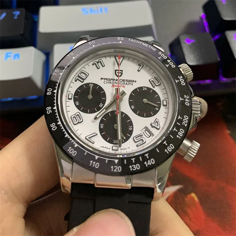 

2021 New PAGANI DESIGN Top Brand Luxury Men Quartz Watches Sapphire Chronograph Japan VK63 Waterproof Watch Reloj Hombre 1687