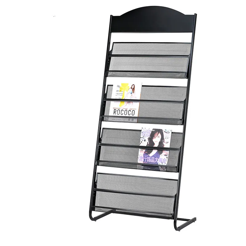 Стойка для журналов стойка информации новый напольный стеллаж хранения газет