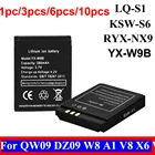 Аккумуляторная литий-ионная полимерная батарея для смарт-часов HLX-S1 GJD DJ-09 AB-S1 M9 FYM-M9 JJY-S1 DZ09 QW09 W8 A1 V8 X6 LQ-S1 3,7 в