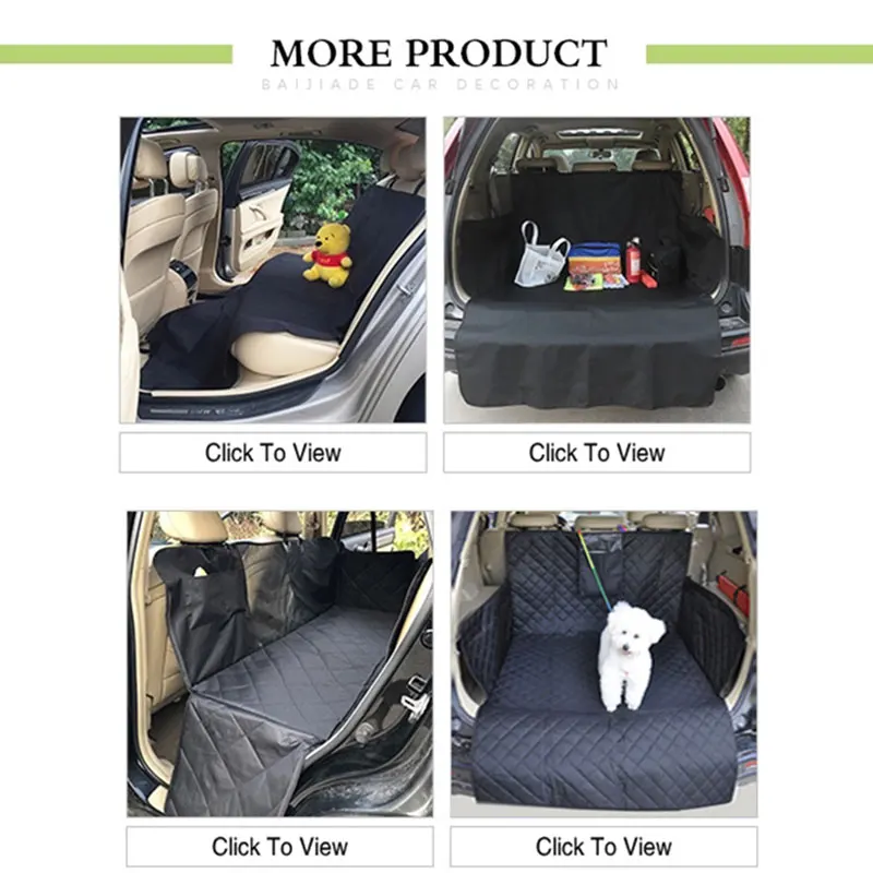 Offerte NEW Pet Dog Car Seat Cover Trunk Mat Protector Protector Per Cani Gatto Nero185x105x35cm