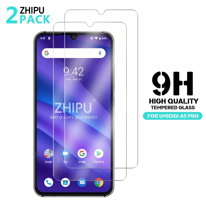 UMIDIGI A5 PRO 2 шт закаленное стекло для Защитное экрана 9H профессиональная защитная